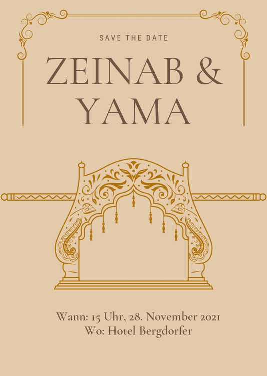 Takht - invitation card for all occasions